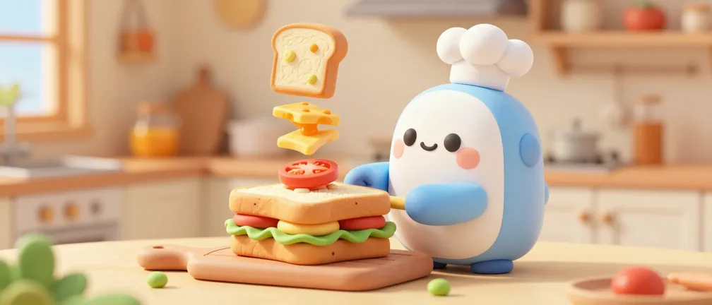 Robot Sandwich Maker game art